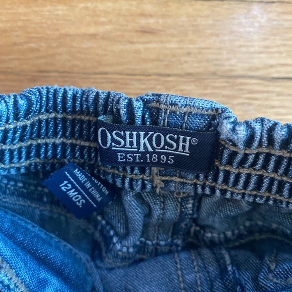 ☁️ 5/$20 Oshkosh Jean Denim Shorts 12M - Picture 2 of 4